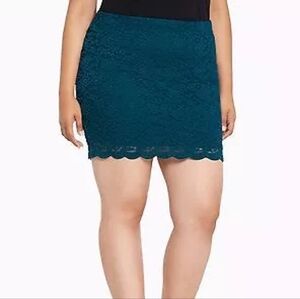 Torrid 00 Lace Mini Skirt